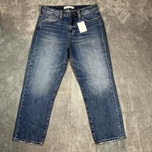 Hidden Tracey High Rise Straight Cropped Jeans Womens 30 Medium Wash NWT